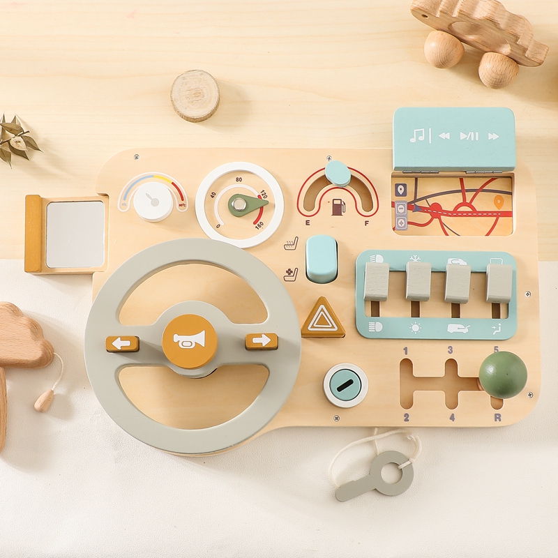 Board Game Idea - Kids Montessori Toys Car Busy Board