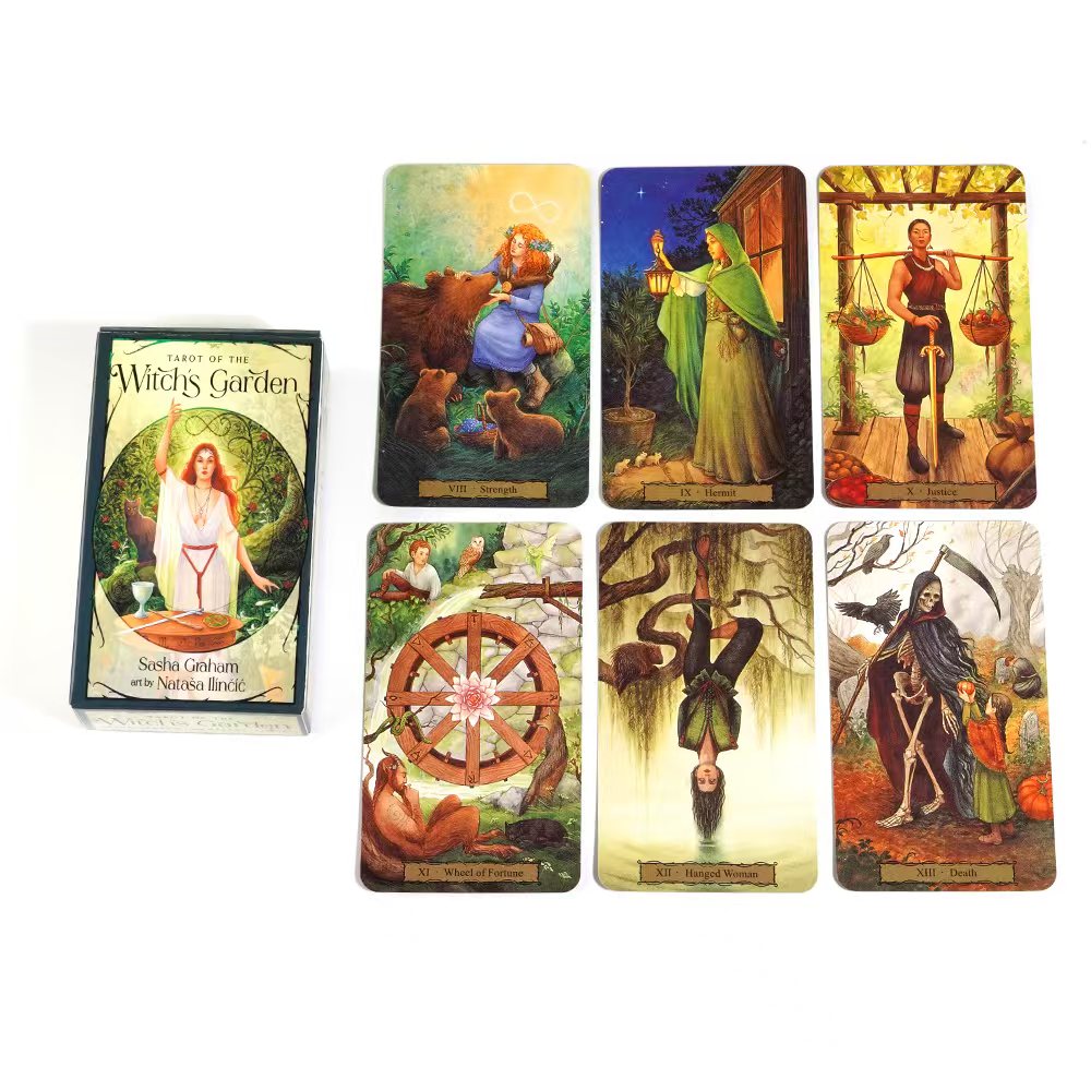 Board Game Quantum - Witch's Garden Tarot Decks High Quality