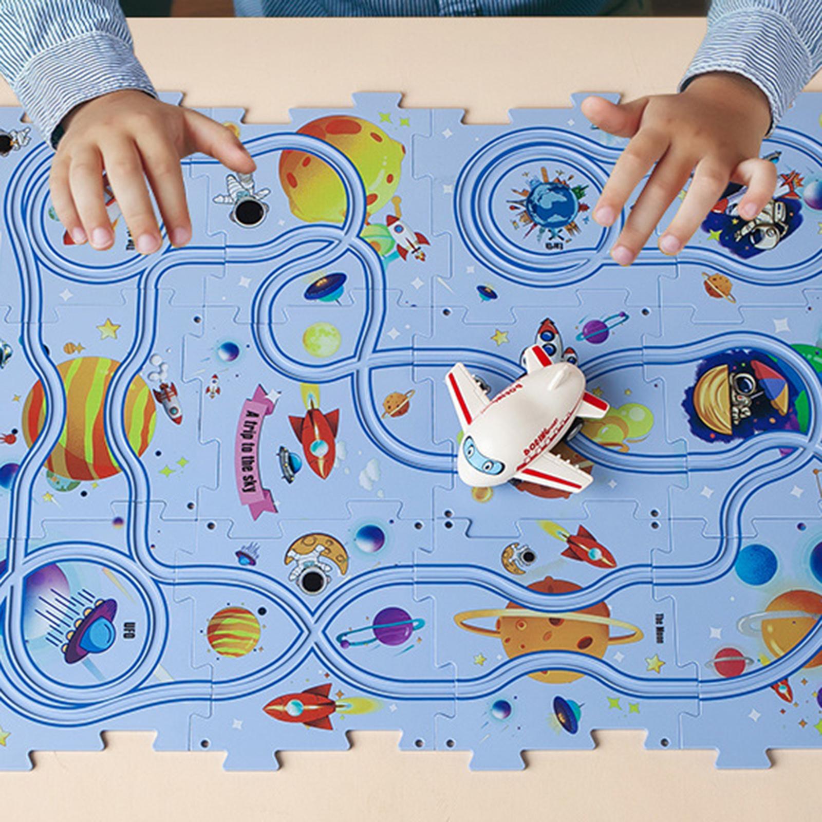 Puzzle Race Car Track Electric - огляд і ціна Board Game Race Track