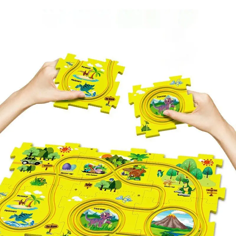 Children's Educational Puzzle  - огляд і ціна Board Game Race Track