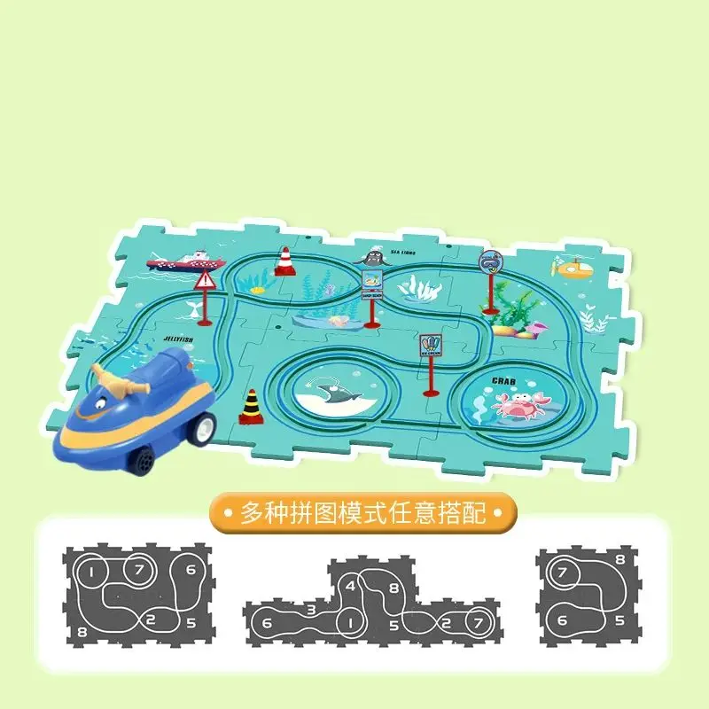 Children's Educational Puzzle  - огляд і ціна Board Game Race Track