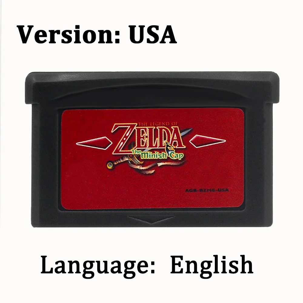 GBA Game Card Cartridge 32 Bit - огляд і ціна Board Game Zelda