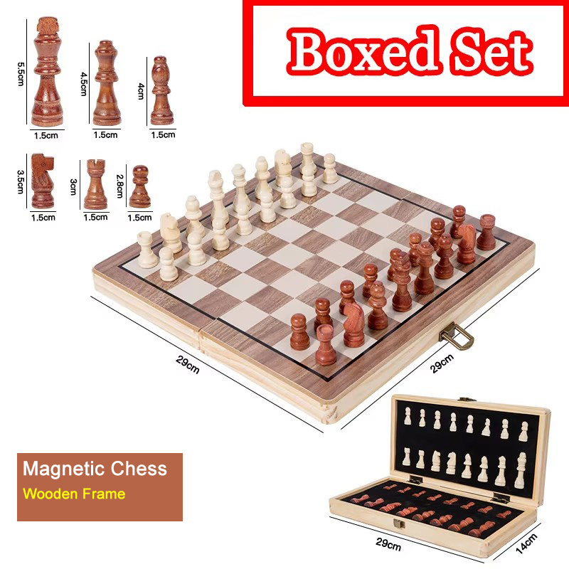 Magnetic Wooden Folding Chess  - огляд і ціна Board Game Yearbook