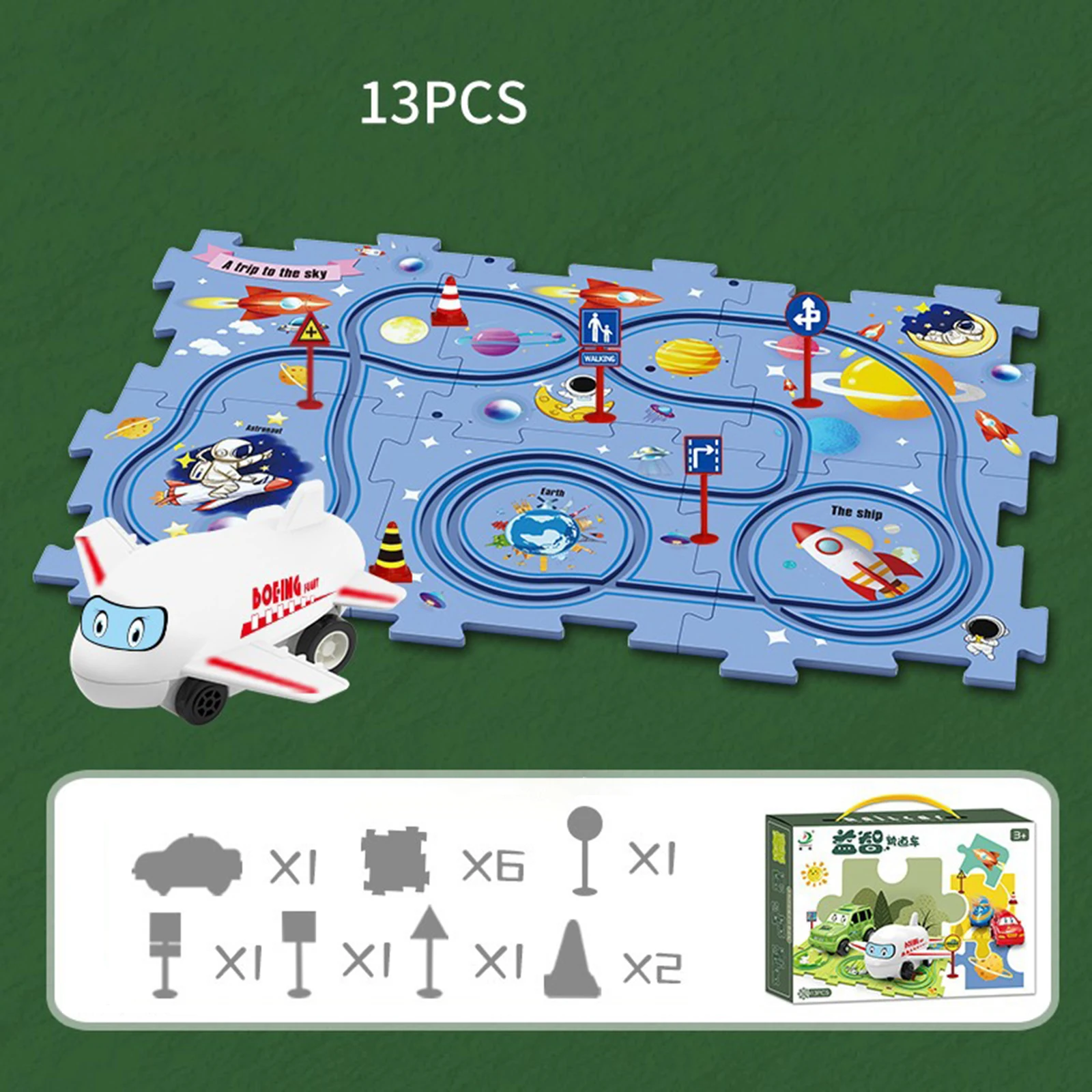 Montessori Kids Electric Rail  - огляд і ціна Board Game Race Track