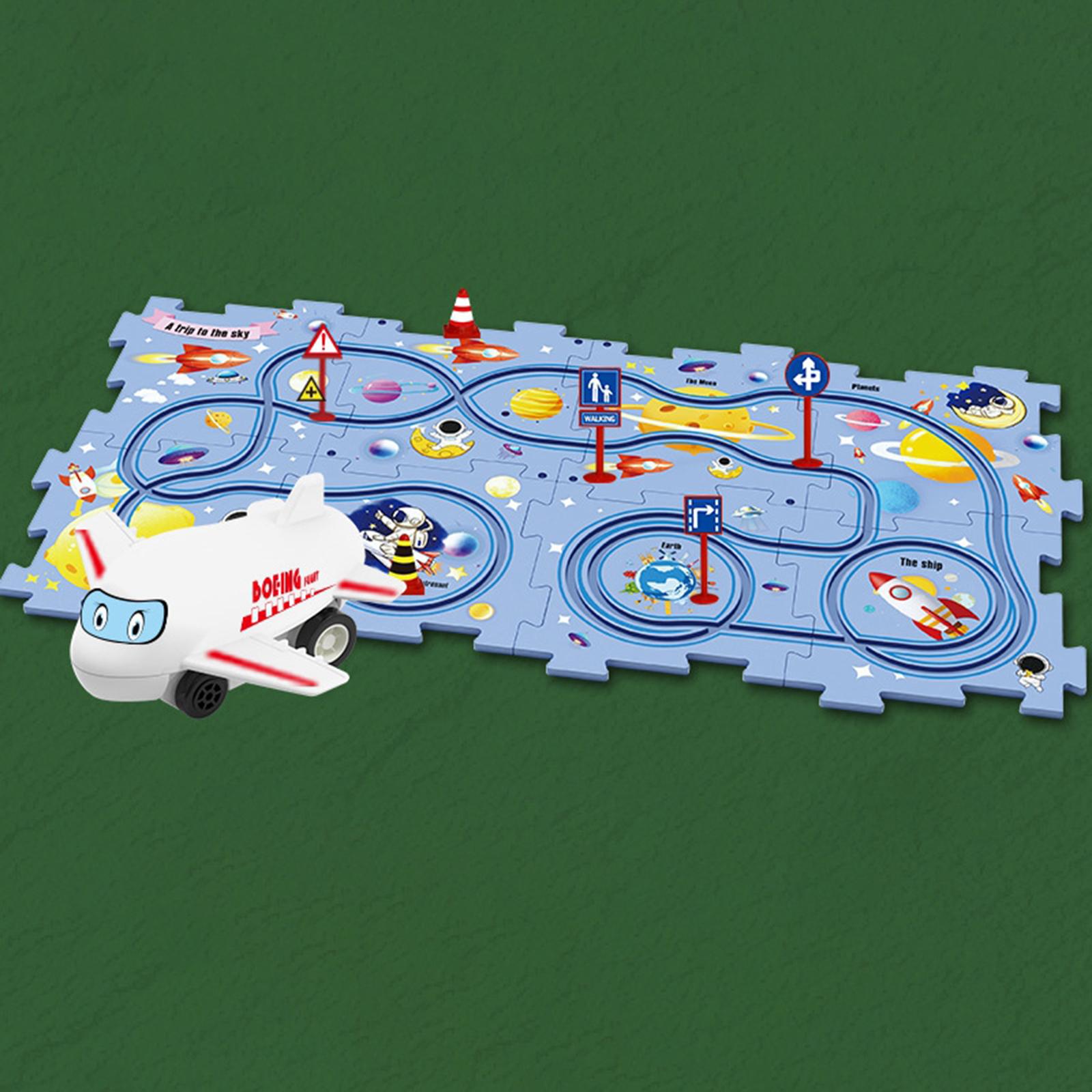 Slot Rail Race Car Track Toys  - огляд і ціна Board Game Race Track