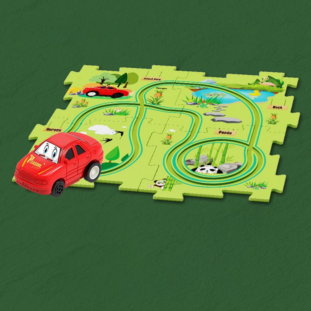 Slot Rail Race Car Track Toys  - огляд і ціна Board Game Race Track
