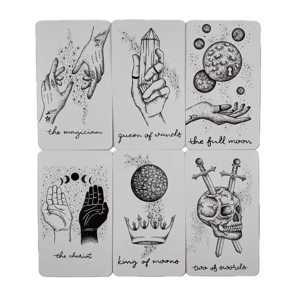 The Wandering Moon Tarot Decks - огляд і ціна Board Game Quantum
