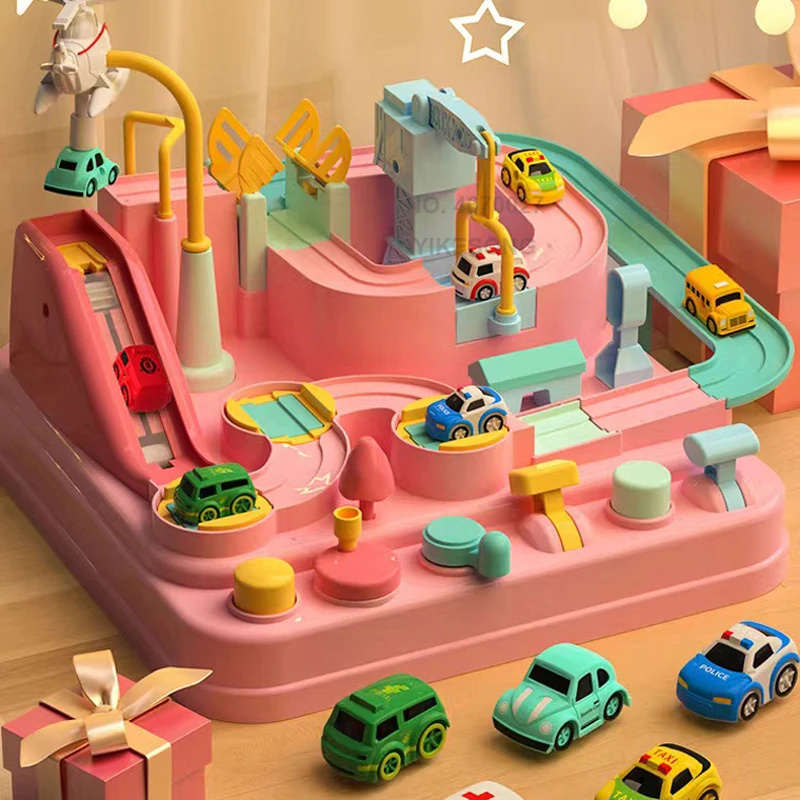 Hot Racing Rail Car Tracks Toy - огляд і ціна Board Game Race Track