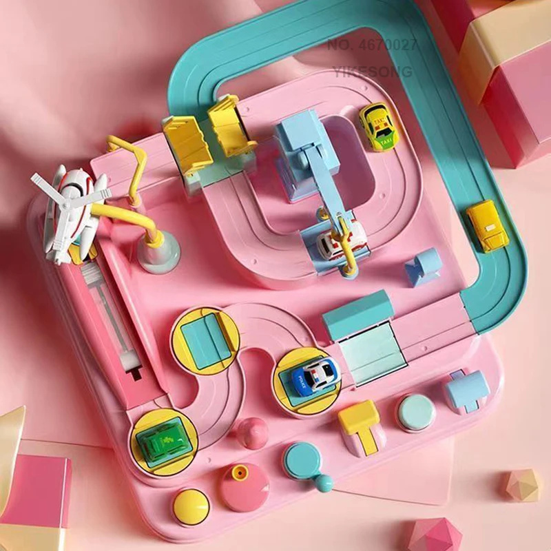 Hot Racing Rail Car Tracks Toy - огляд і ціна Board Game Race Track