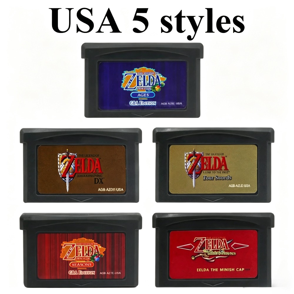 32 Bit Video GBA Game Cartridg - огляд і ціна Board Game Zelda