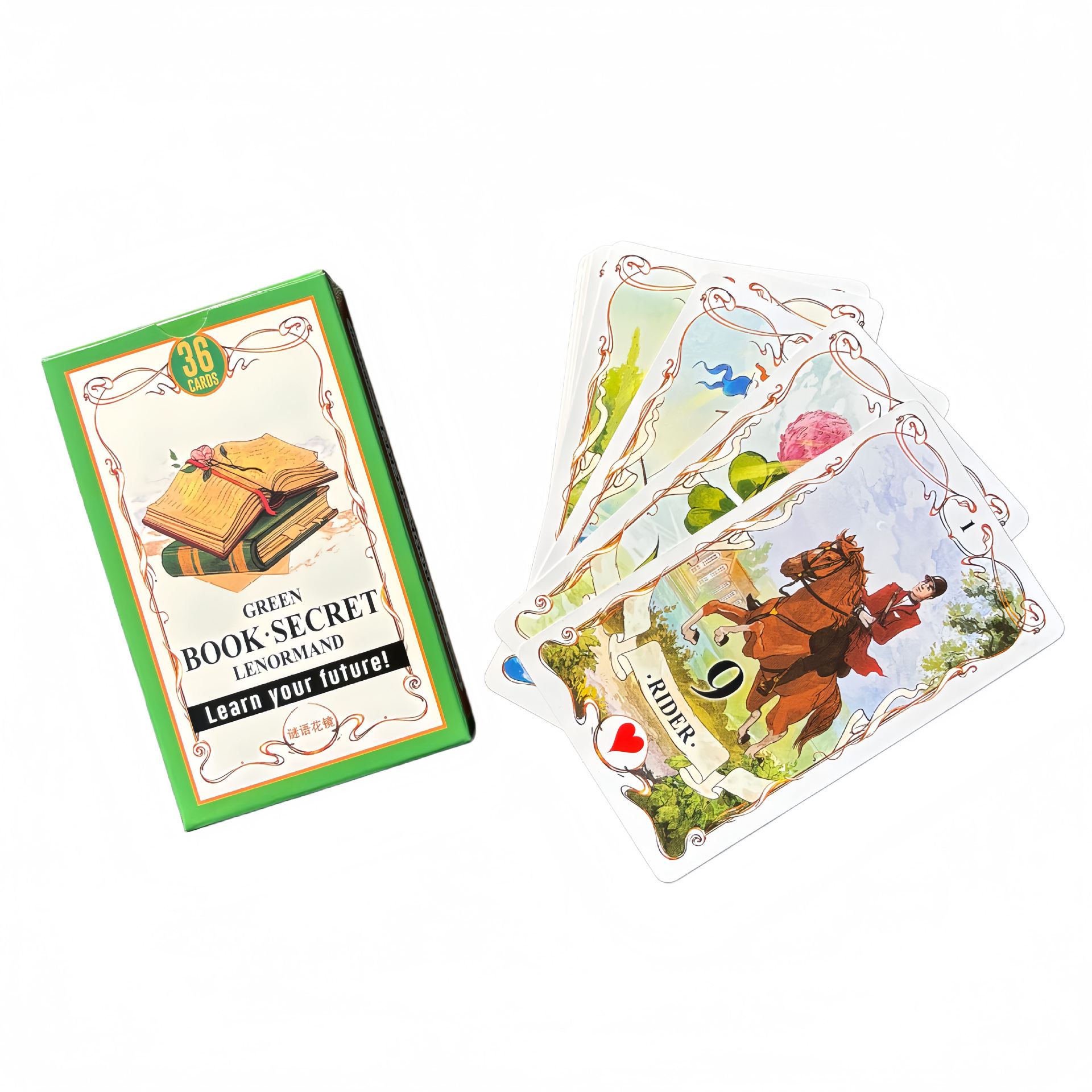 Green Book Secret Lenormand Or - огляд і ціна Board Game Quantum