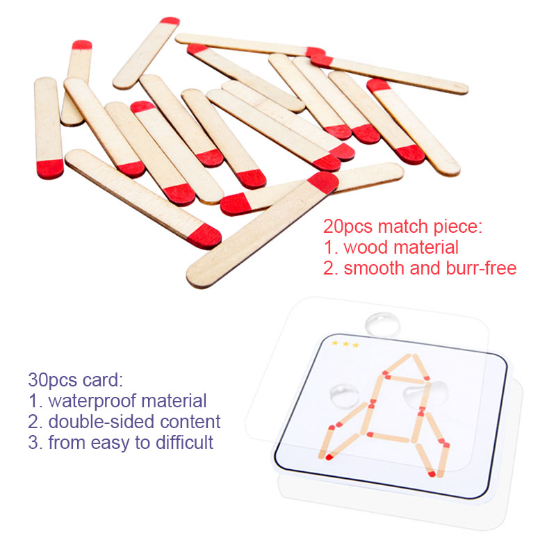 Montessori Matches Puzzles Gam - огляд і ціна Board Game Idea