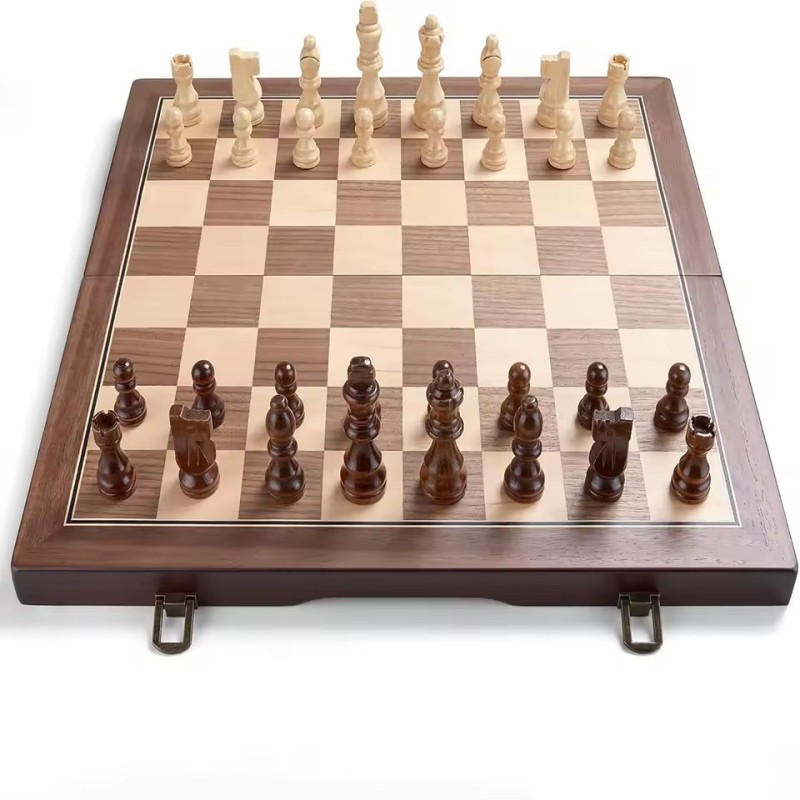 Wooden Magnetic Chess Set for  - огляд і ціна Board Game Yearbook