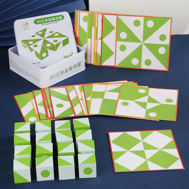 Wooden 3D Puzzles Game Geometr - огляд і ціна Board Game Idea