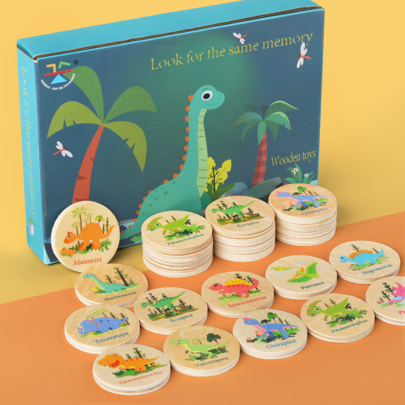 Memory Game Dinosaur Matching  - огляд і ціна Board Game Idea