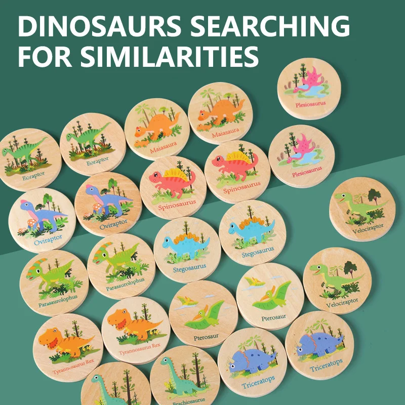 Memory Game Dinosaur Matching  - огляд і ціна Board Game Idea