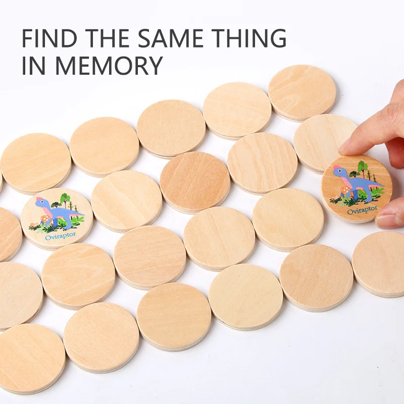 Memory Game Dinosaur Matching  - огляд і ціна Board Game Idea
