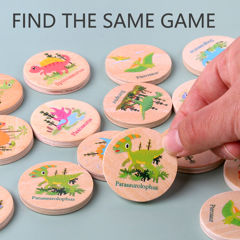 Memory Game Dinosaur Matching  - огляд і ціна Board Game Idea