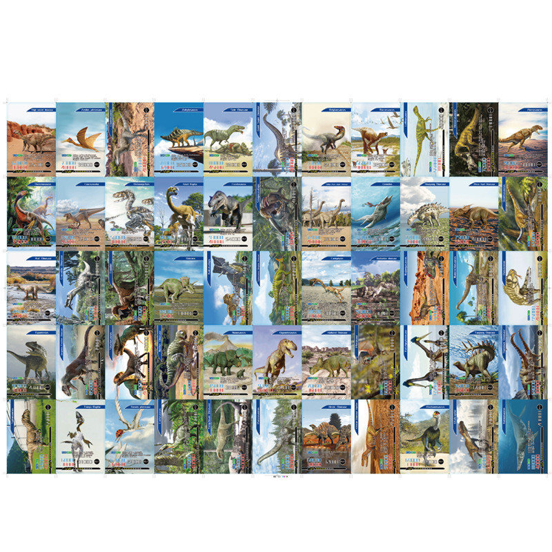 20Pcs 55Pcs English Dinosaur B - огляд і ціна Board Game Zoo