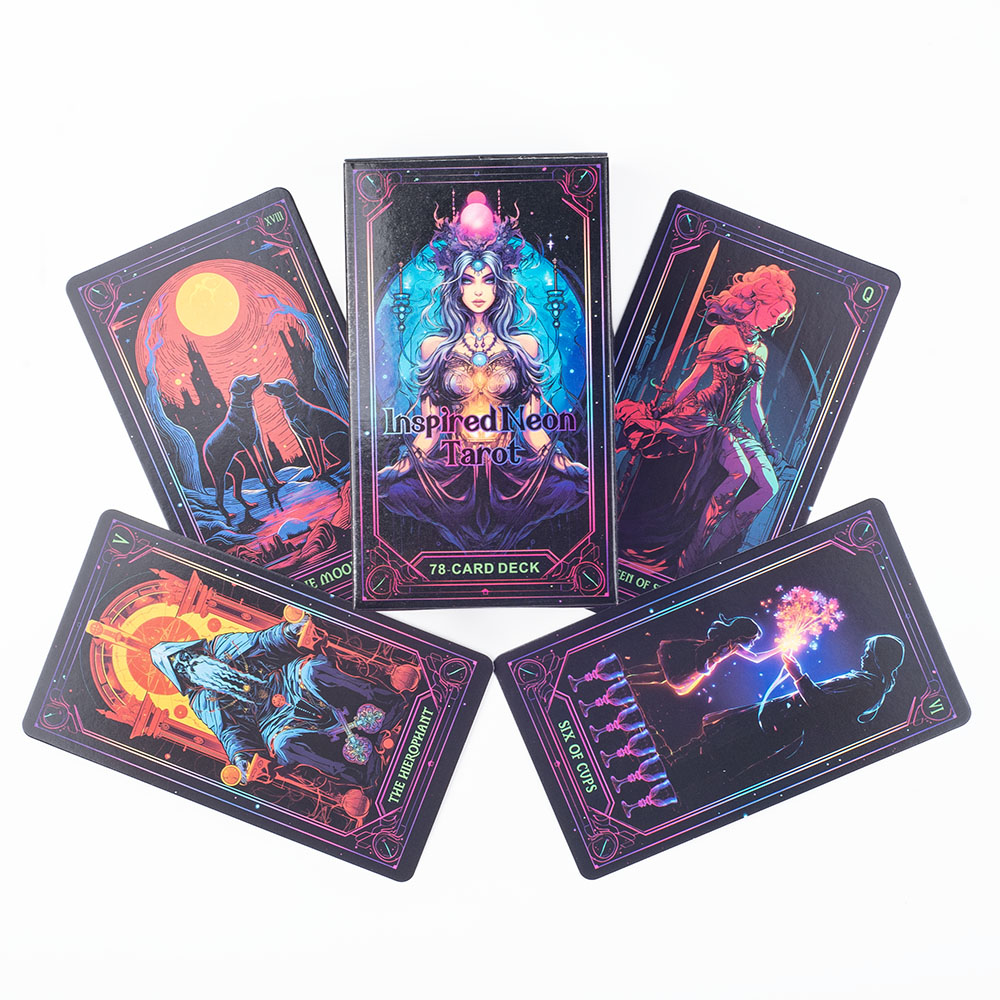 Inspired Neon Tarot Deck 78 Ca - огляд і ціна Board Game Quantum