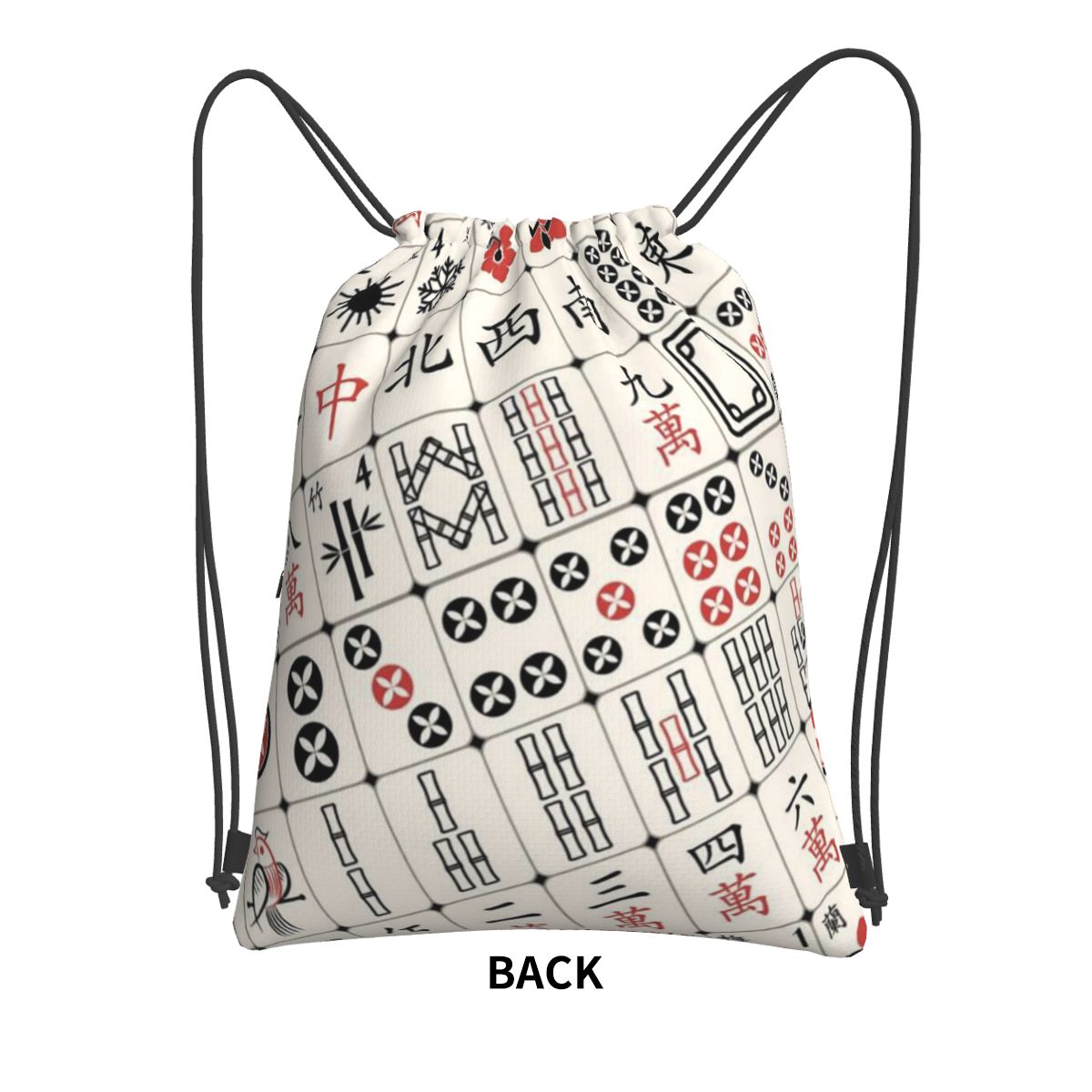 Mahjong Tile Pattern Backpacks - огляд і ціна Tile Bag Drawstring