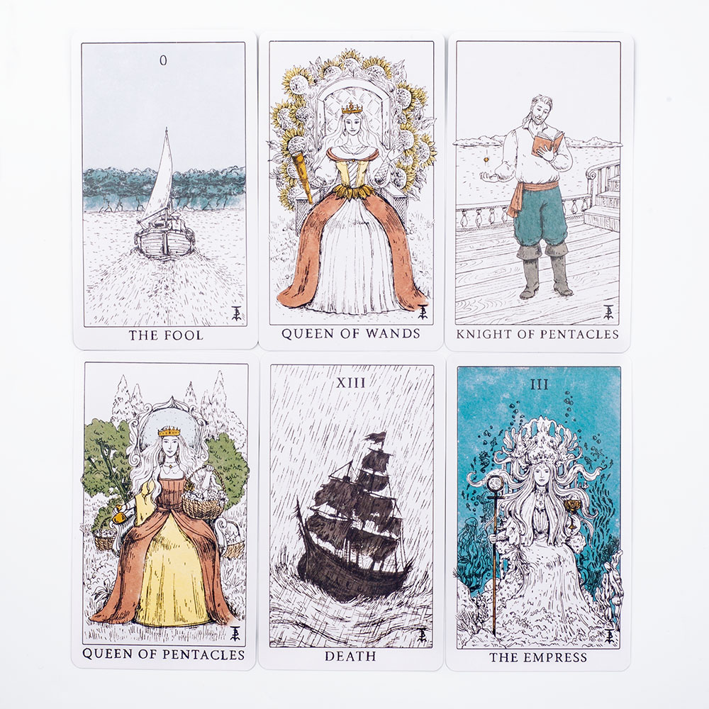 Ocean Themed Tempest Tarot  De - огляд і ціна Board Game Quantum